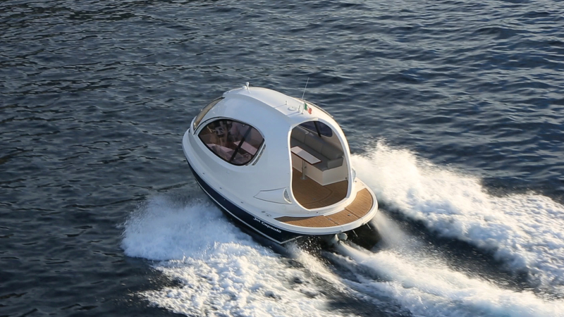Illustration for article titled The Jet Capsule Is The Luxury Italian Yacht For The Downsizing Era